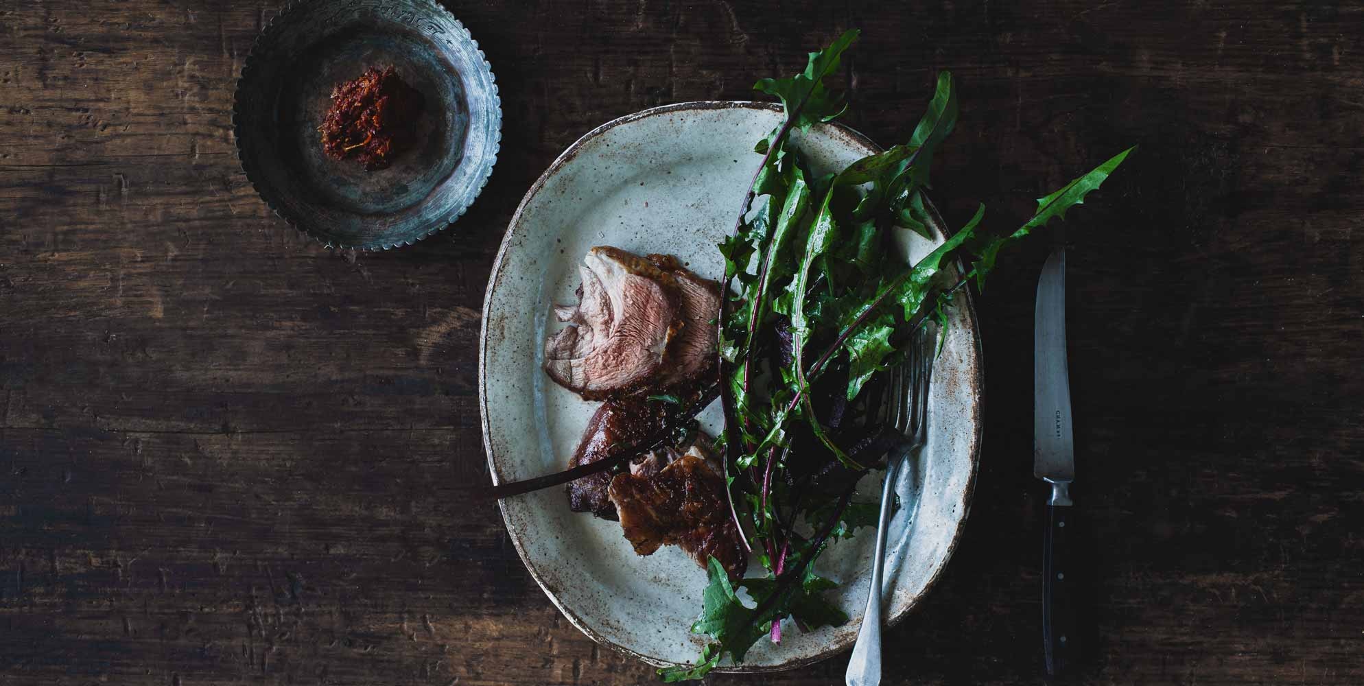 Easter Lamb and Salad, By Mark Best