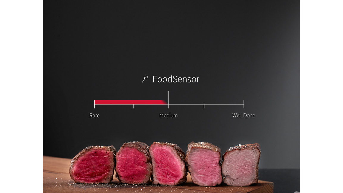 RARE. MEDIUM. WELL DONE. AT YOUR COMMAND WITH SENSECOOK.