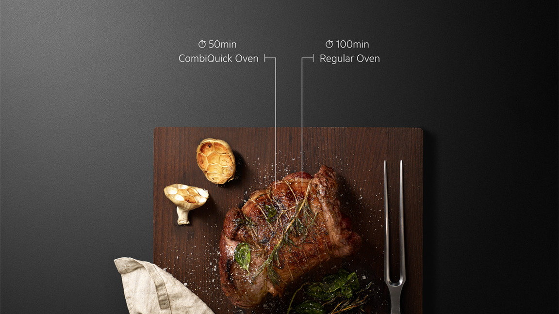 FAST COOKING WITH A CRISP FINISH