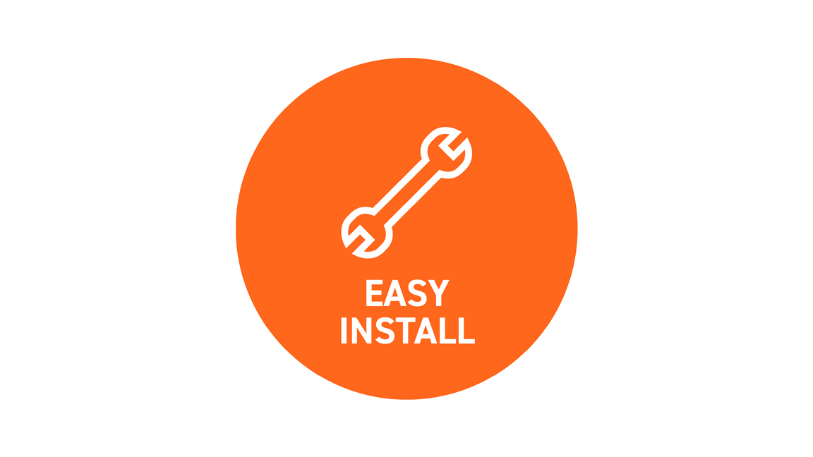 Quick and easy to install*
