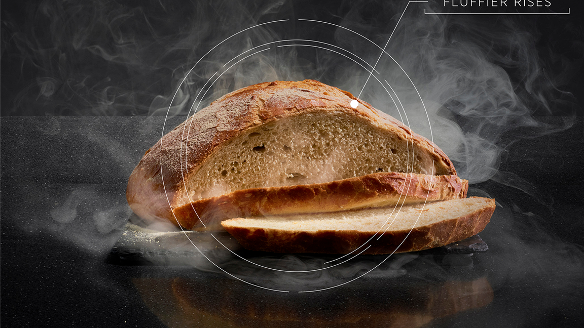 Add steam for crispier baking